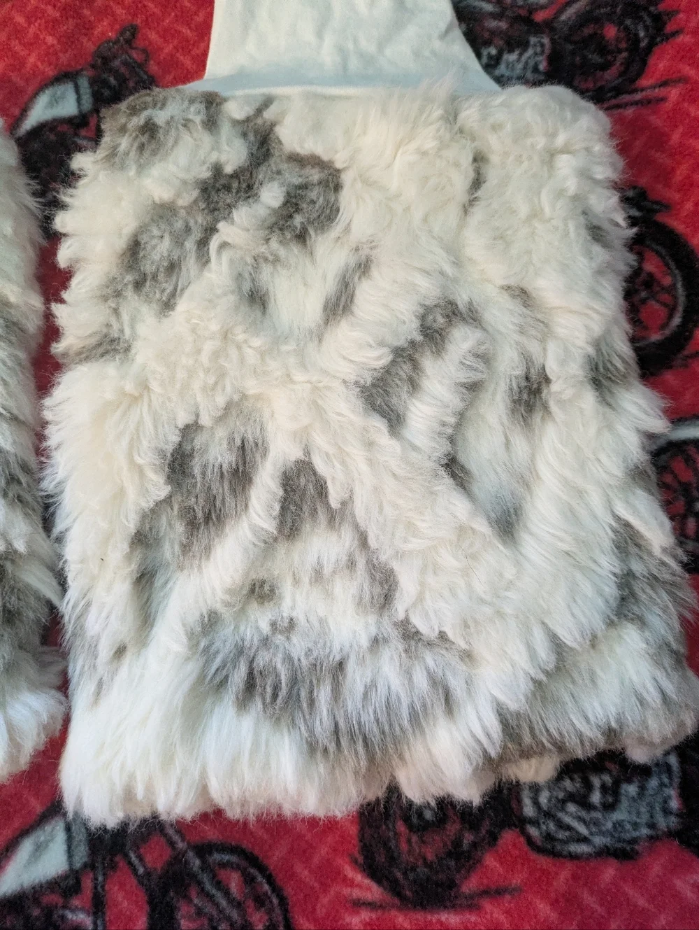 ❄️ Cozy-Chic‎ Spotted Fake Fur Leg Warmers ❄️